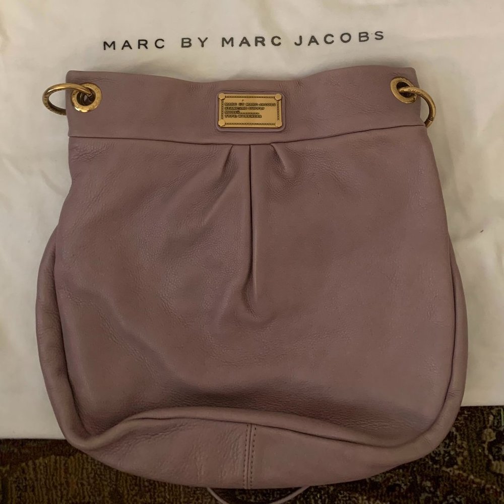 Marc by Marc Jacobs Lavender Leather Hobo Bag